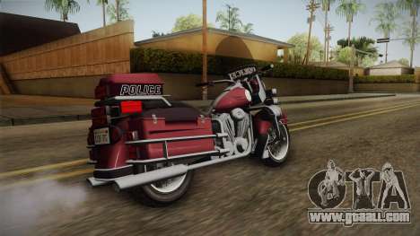 GTA 5 Police Bike for GTA San Andreas