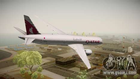 Boeing 787 Qatar Airways for GTA San Andreas