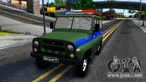 UAZ-31512 Military Auto Inspection for GTA San Andreas