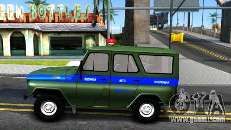 UAZ-31512 Military Auto Inspection for GTA San Andreas