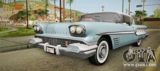 Pontiac Bonneville Hardtop 1958 IVF for GTA San Andreas