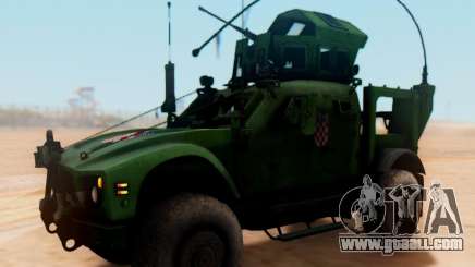 Oshkosh M-ATV Croatian Armoured Vehicle Texture for GTA San Andreas