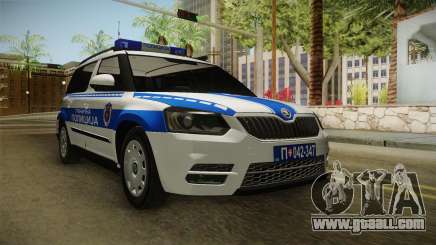 Skoda Yeti Serbian Border Police for GTA San Andreas