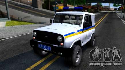 UAZ Hunter Police of Ukraine for GTA San Andreas