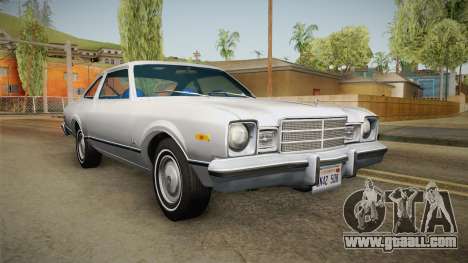 Plymouth Volare Coupe 1977 for GTA San Andreas