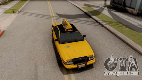 GTA IV Taxi for GTA San Andreas
