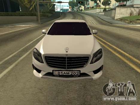 Mercedes-Benz S63 AMG Armenian for GTA San Andreas