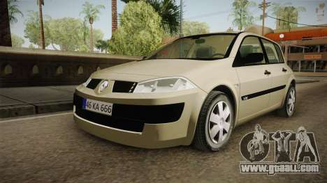 Renault Megane for GTA San Andreas