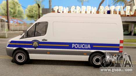 Mercedes-Benz Sprinter Croatian Police Van for GTA San Andreas