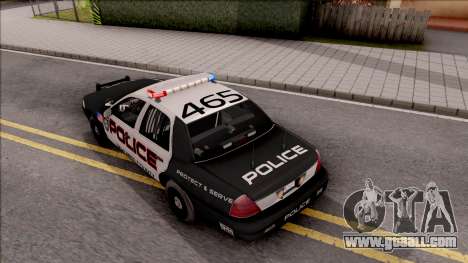Ford Crown Vitoria High Speed Police for GTA San Andreas