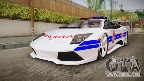 Lamborghini Murcielago P640 Bulacan Police for GTA San Andreas