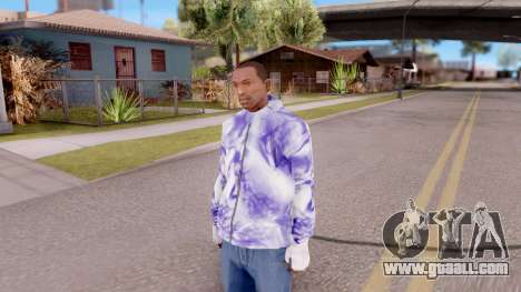 Purple sweatshirt for GTA San Andreas