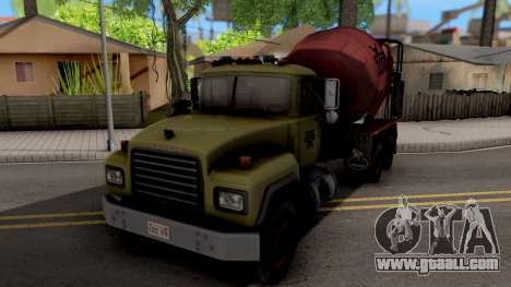 Mack RD690 Cement Mixer Truck 1992 for GTA San Andreas