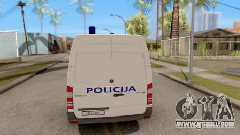 Mercedes-Benz Sprinter Croatian Police Van for GTA San Andreas