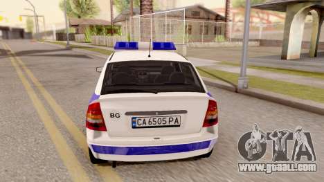 Opel Astra G Bulgarian Police for GTA San Andreas