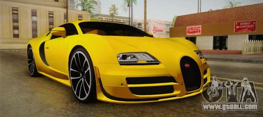 Bugatti Veyron for GTA San Andreas