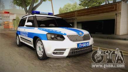 Skoda Yeti Serbian Traffic Police for GTA San Andreas