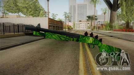Green Escopeta for GTA San Andreas