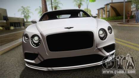 Bentley Continental SuperSport for GTA San Andreas