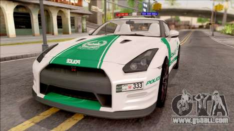 Nissan GT-R R35 Dubai High Speed Police for GTA San Andreas