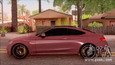 Mercedes-Benz C63S AMG Coupe 2016 for GTA San Andreas