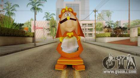 Beauty and the Beast - Cogsworth for GTA San Andreas