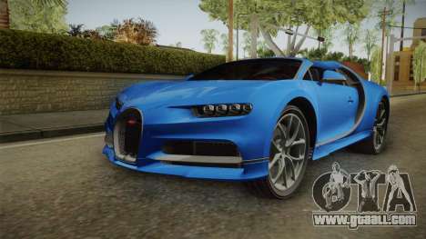 Bugatti Chiron Spyder for GTA San Andreas
