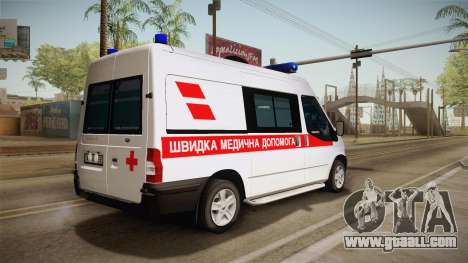 Ford Transit Ambulance of the city of Kharkov for GTA San Andreas