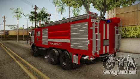 KamAZ 53212 Fire truck in the city of Arzamas for GTA San Andreas