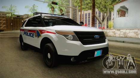 Ford Explorer 2012 YRP for GTA San Andreas