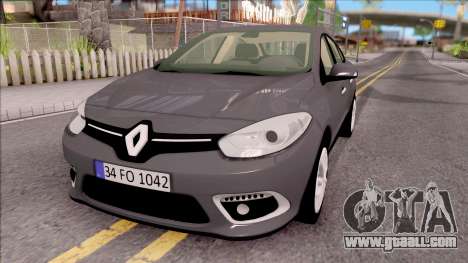 Renault Fluence 2016 for GTA San Andreas