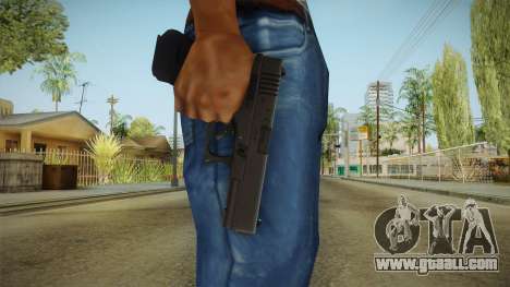 Glock 17 3 Dot Sight Cyan for GTA San Andreas