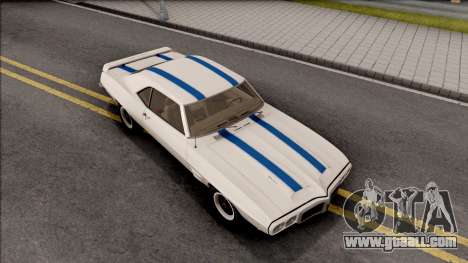 Pontiac Firebird Trans Am Coupe 1969 for GTA San Andreas