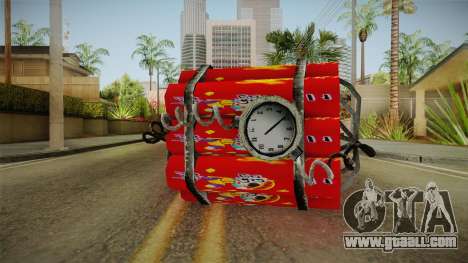 Dynamite With Clock China Wind for GTA San Andreas