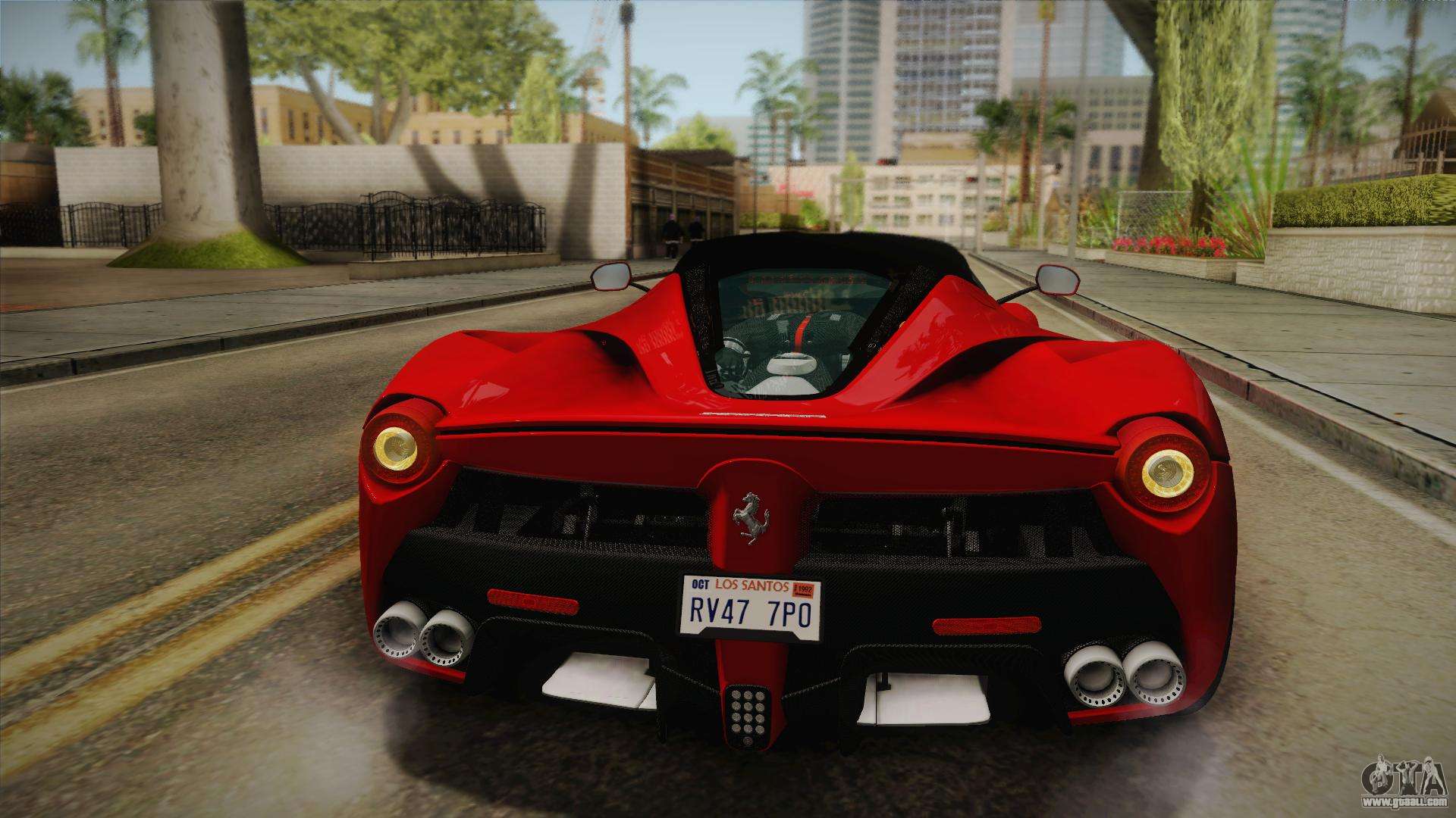 Mods GTA San Andreas: Ferrari LaFerrari (F70) 2014