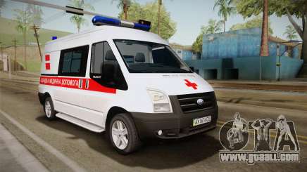 Ford Transit Ambulance of the city of Kharkov for GTA San Andreas
