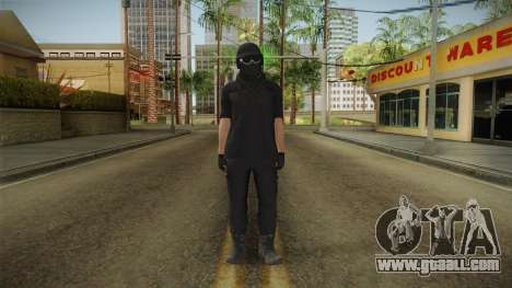 GTA Online: Black Army Skin v1 for GTA San Andreas