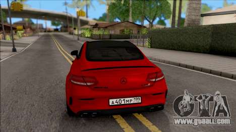 Mercedes-Benz C63S AMG Coupe for GTA San Andreas