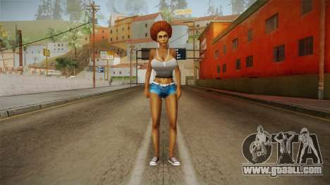 Afro Girl Skin v1 for GTA San Andreas