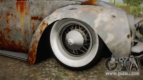 Volkswagen Beetle Rusty for GTA San Andreas
