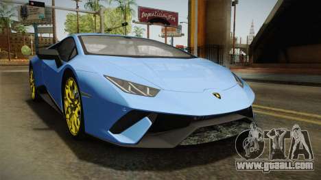 Lamborghini Huracan Performante LP640-4 2017 v2 for GTA San Andreas
