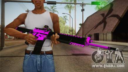 Purple M4A1 for GTA San Andreas