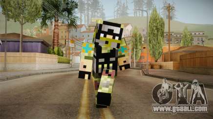 Minecraft Swat Skin for GTA San Andreas