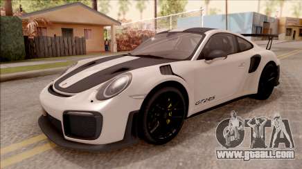 Porsche 911 GT2 RS Weissach Package SA Plate for GTA San Andreas