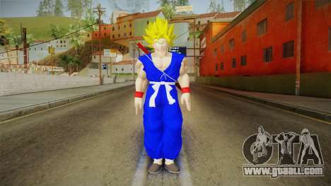 Goku Original DB Gi Blue v3 for GTA San Andreas