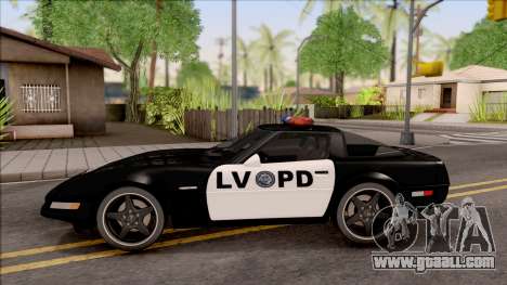 Chevrolet Corvette C4 Police LVPD 1996 for GTA San Andreas