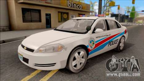 Chevrolet Impala Las Venturas Police Department for GTA San Andreas