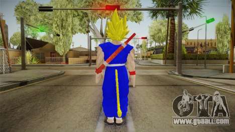 Goku Original DB Gi Blue v3 for GTA San Andreas