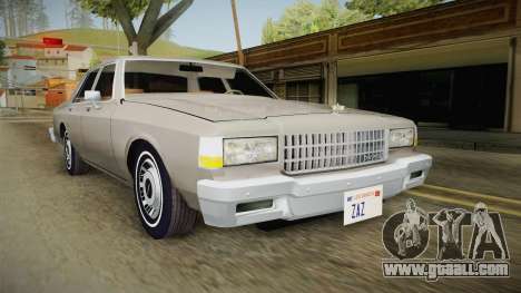 Chevrolet Caprice 1986 for GTA San Andreas