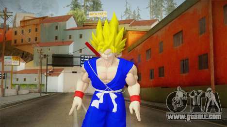 Goku Original DB Gi Blue v3 for GTA San Andreas